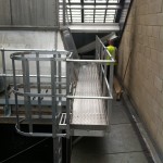 Painted Structural Steel Frame - to form a plant enclosure.