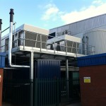 Large Galvanised Access Platform - for maintenance of plant at Arla foods in Oswestry